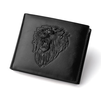 Billetera para Hombre con Patrón de León Grabado - Image 6