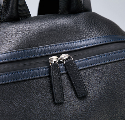 Mochila de Cuero Genuino Estilo Retro para Hombre - Image 14