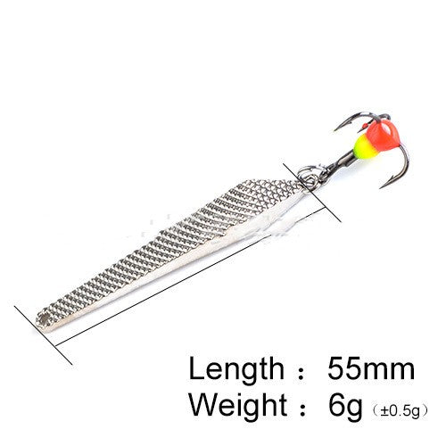 Cebo Metálico Brillante para Pesca en Hielo - Señuelo Giratorio de Alto Rendimiento - Image 5