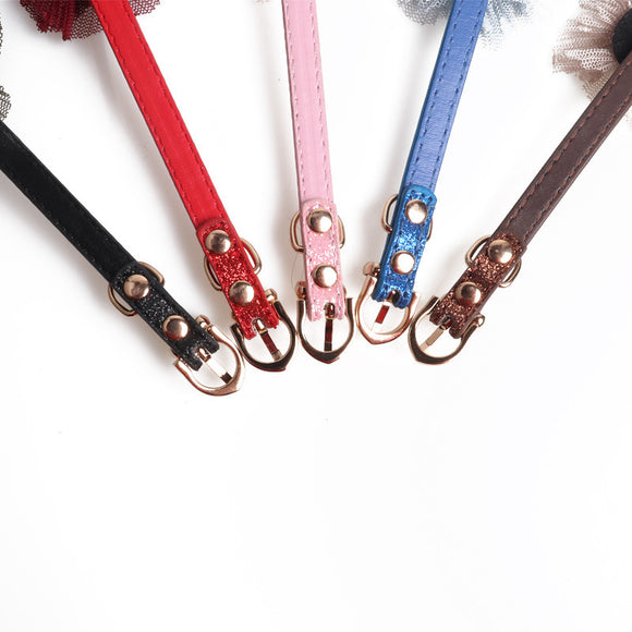 Collar para Mascotas con Flor Decorativa