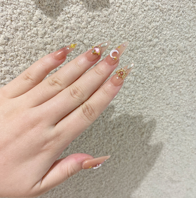 Uñas Postizas Resistentes al Agua - Duración Extendida con Acabado Lunar - Image 4
