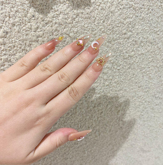 Uñas Postizas Resistentes al Agua - Duración Extendida con Acabado Lunar - Image 4