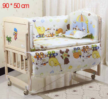 Juego de cama de algodón para bebé de cinco piezas - Image 9