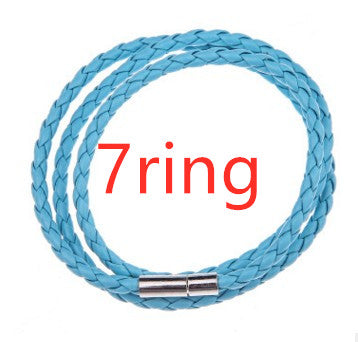 Pulsera de Cuero Trenzado Personalizada para Hombre con Nombre y Acero Inoxidable - Image 27