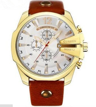 Reloj de Hombre con Esfera Grande y Diseño de Tres Ojos - Image 8