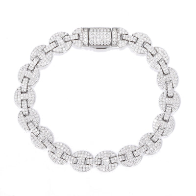 Collar y Pulsera de Plata 925 con Moissanita 8mm - Joyería Personalizada para Hombre - Image 13