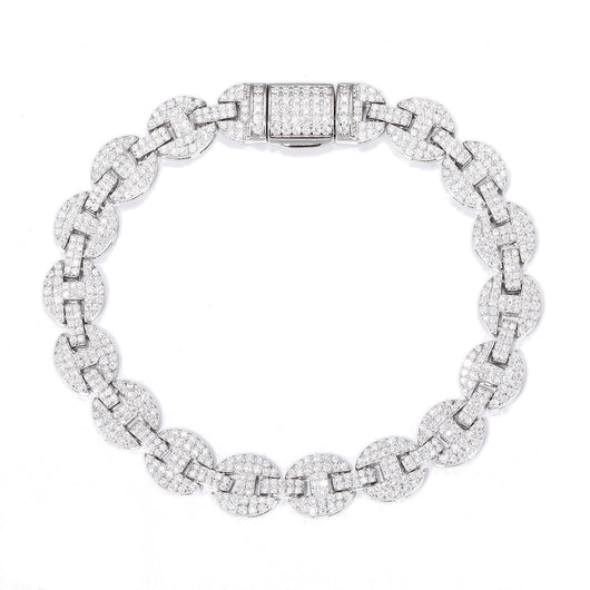 Collar y Pulsera de Plata 925 con Moissanita 8mm - Joyería Personalizada para Hombre - Image 13