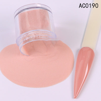 Polvo de Extensión de Uñas Acrílicas Tallado Infiltrante Tono Piel Nude Cristal - Image 6