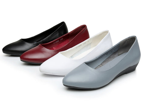 Zapatos Planos de Cuero con Suela Antideslizante y Comfort Total