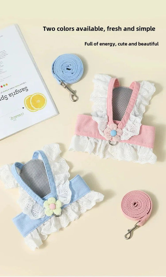 Arnés de Seguridad y Correa para Perros y Gatos - Ropa Fresca de Verano para Mascotas - Image 18