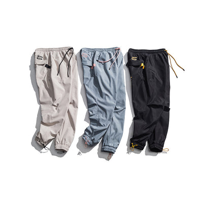 Pantalones Casuales Deportivos Estilo Japonés con Cordón Ajustable - Image 3
