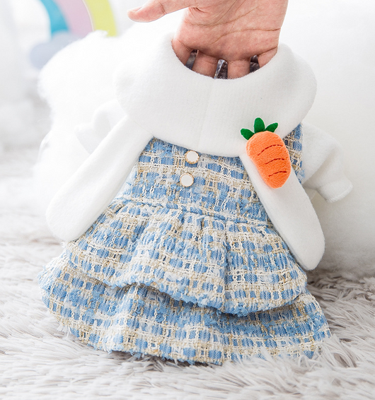 Vestido Abrigo de Lana para Mascotas - Perros y Gatos Otoño Invierno - Image 4