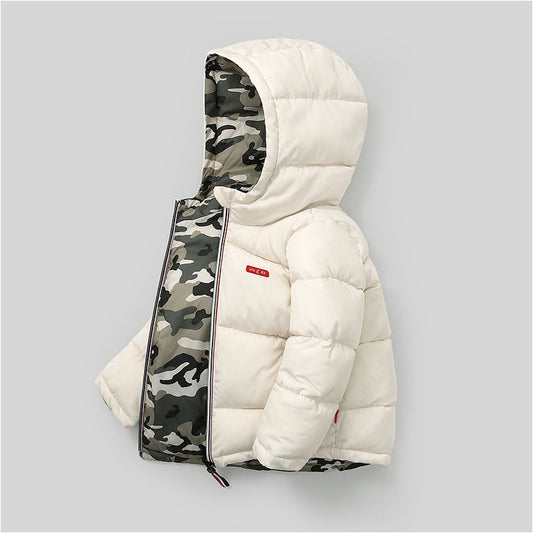 Abrigos de Invierno Acolchados Reversibles para Niños