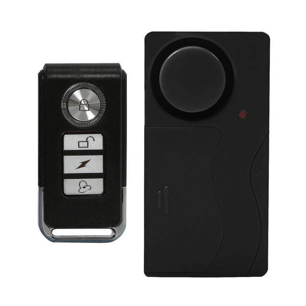 Detector de Vibración Inalámbrico con Control Remoto y Alarma Antirrobo