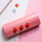 Strawberry girl frame glasses case Three strawberries