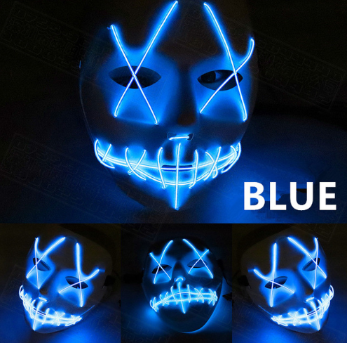 Máscara LED Brillante para Todo el Rostro - Halloween - Image 3