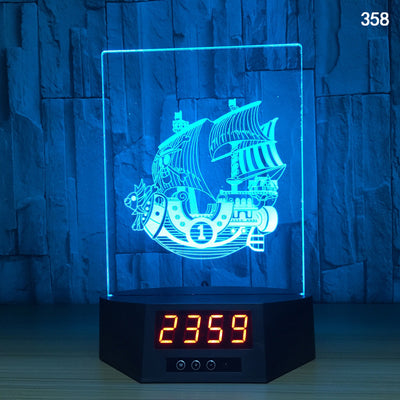 Lámpara LED Delfín 3D con Carga Inalámbrica - Luz Nocturna Brillante - Image 17