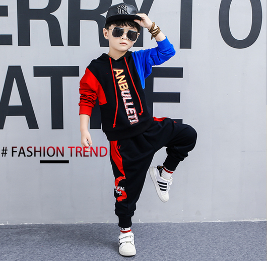 Conjunto Deportivo Infantil Coreano Primavera - Sudadera y Pantalón para Niños Grandes - Image 7