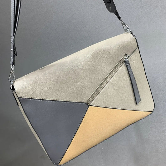 Bolso Bandolera Diagonal Bicolor con Ajuste de Hombro - Image 3