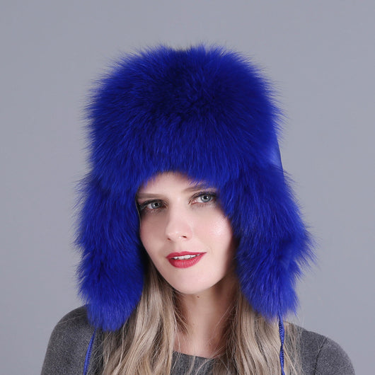 Gorro de Piel de Zorro para Mujer - Image 21