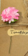 Tarjeta de Felicitación Artesanal con Flores Secas de Kraft - Image 5