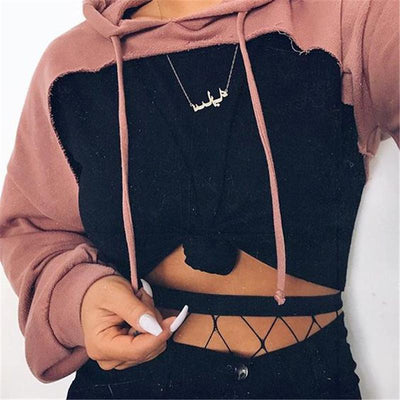Sudadera con Hombros Caídos y Detalles Recortados - Image 12