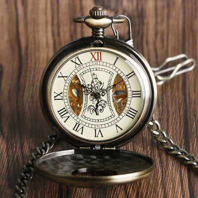 Reloj de Bolsillo Mecánico Manual Clásico - Image 5