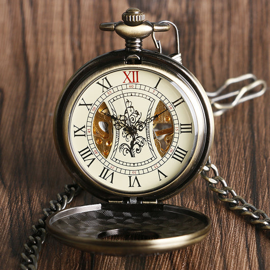 Reloj de Bolsillo Mecánico Manual Clásico - Image 5