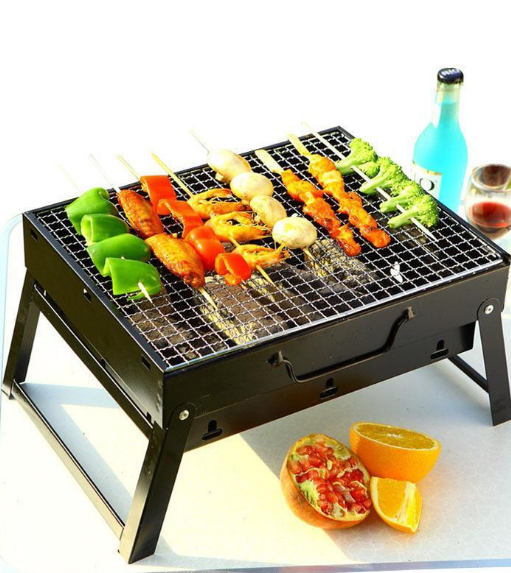 Parrilla Portátil Plegable para Camping y Asados