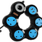 Regleta Giratoria de Pared 13A Estándar Británico con 3 Tomas USB