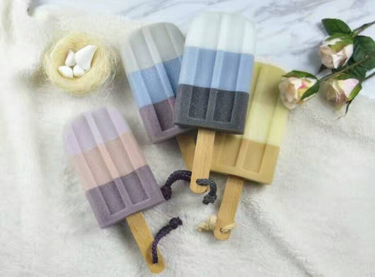Esponja de Baño Suave Diseño Paleta de Hielo - Accesorio de Ducha Colorido - Image 4