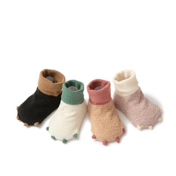 Calcetines Cálidos para Niños con Diseño Cartoon y Suela Antideslizante