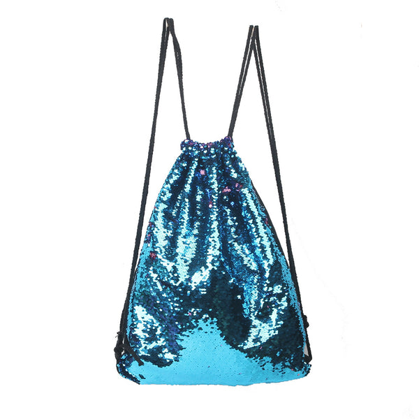Mochila Deportiva con Lentejuelas Sirena y Cordón Ajustable - Image 20