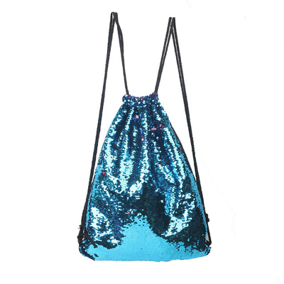 Mochila Deportiva con Lentejuelas Sirena y Cordón Ajustable - Image 20