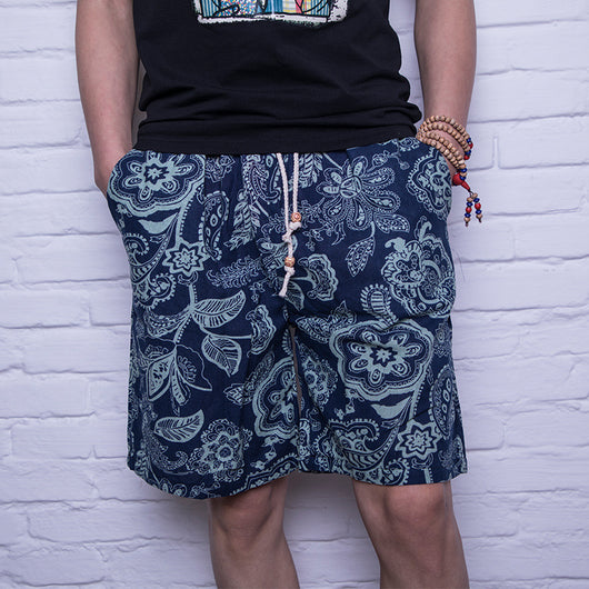 Shorts de Lino Estampado - Comodidad al Instante - Image 16