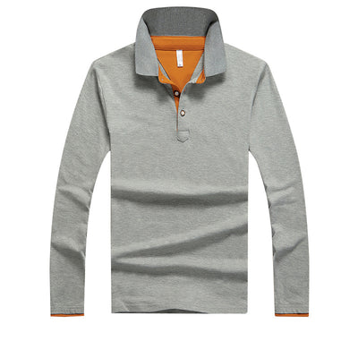 Polo Manga Larga Ejecutivo Talla Grande para Hombre - Image 11