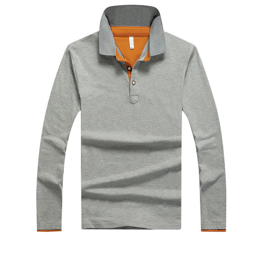 Polo Manga Larga Ejecutivo Talla Grande para Hombre - Image 11