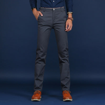Pantalones de Negocios Slim Elásticos para Hombre - Image 3