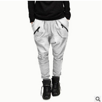 Pantalones Harem Casuales con Cierre Bajo - Image 13