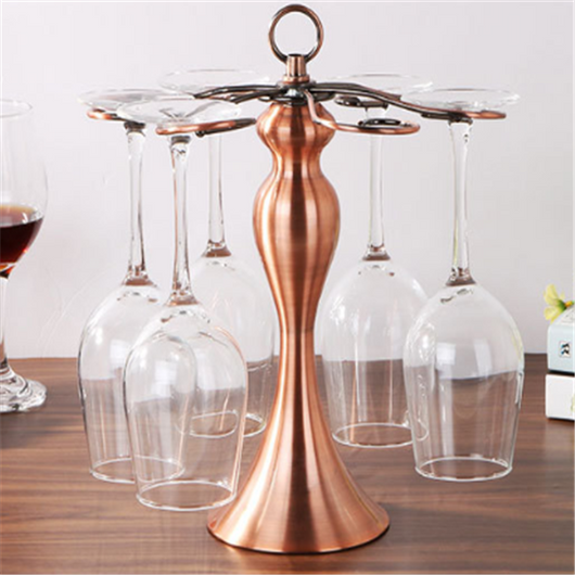Soporte para Copas de Vino Colgante Invertido