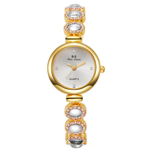 Reloj de Pulsera Elegante para Mujer con Dial Redondo y Diamantes - Image 33