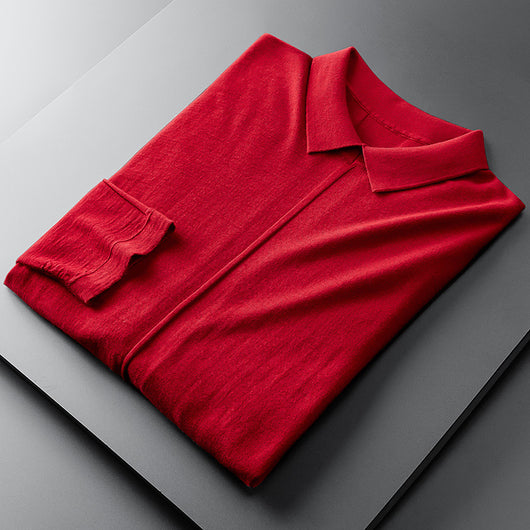 Cardigan Ajustado para Hombre con Solapa - Suéter Base Primavera Otoño - Image 9