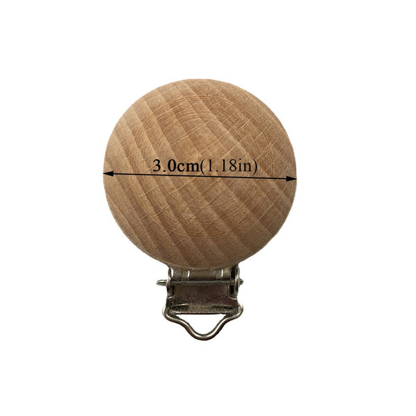 Clip para Chupete de Madera con Cadena de Confort para Bebés - Image 12