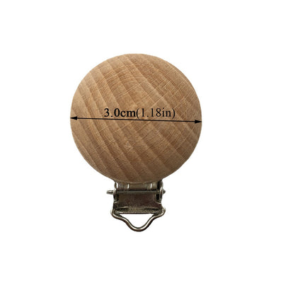 Clip para Chupete de Madera con Cadena de Confort para Bebés - Image 12
