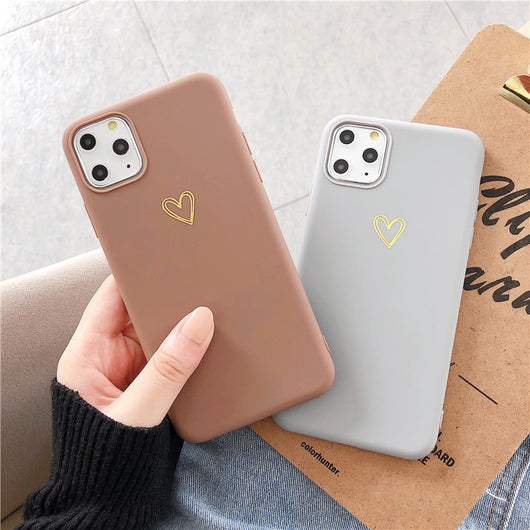 Funda para teléfono con diseño de amor pintado a mano - Image 2
