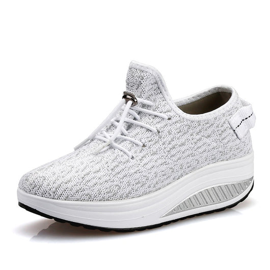 Zapatos Deportivos Tejidos con Suela Gruesa - Comodidad y Estilo - Image 16