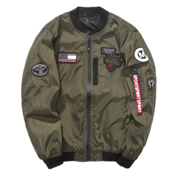 Chaqueta Air Force Deportiva Talla Grande para Hombre