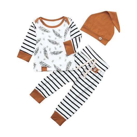 Conjunto de 3 Piezas de Ropa Infantil en Algodón Suave