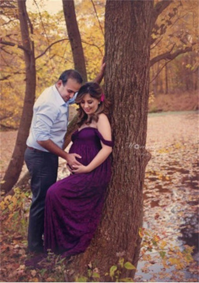 Vestido de Novia Asimétrico con Encaje Coreano para Embarazo - Image 9
