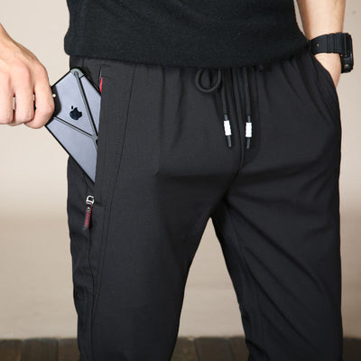 Pantalones Casuales de Seda de Hielo para Hombre - Image 5